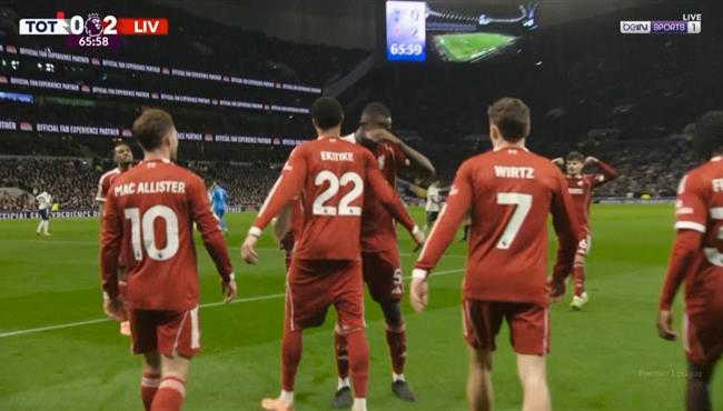 اهداف مباراة ليفربول وتوتنهام في الدوري الانجليزي