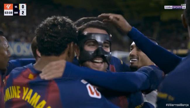 اهداف مباراة برشلونة وفياريال في الدوري الاسياني