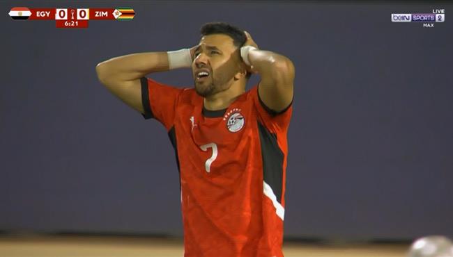 تريزيجية يهدر فرصة هدف محقق امام زيمبابوي بكأس امم افريقيا