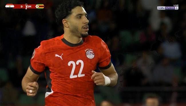 هدف عمر مرموش الرائع في مرمي زيمبابوي بكأس أمم أفريقيا