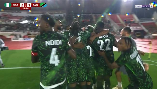 هدف نيجيريا الثاني الرائع في مرمي تنزانيا بكأس أمم أفريقيا