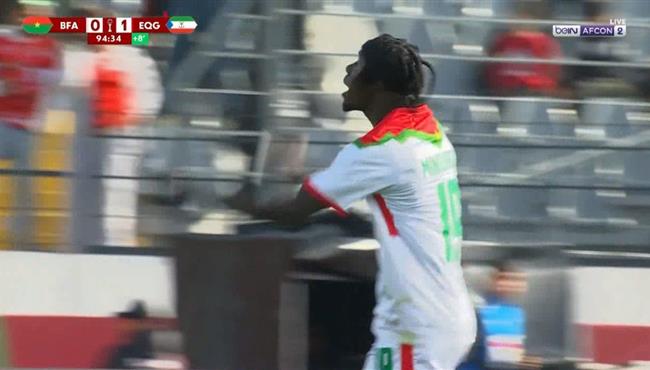 هدف تعادل بوركينا فاسو مع غينيا الاستوائية في كأس امم افريقيا