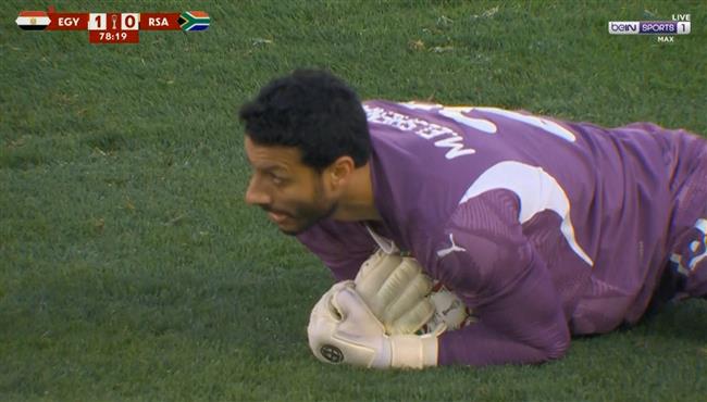 تصدي محمد الشناوي الرائع يحرم جنوب افريقيا من هدف محقق