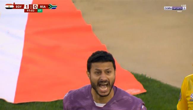 تصدي محمد الشناوي الرائع يحرم جنوب افريقيا من تسجيل هدف قاتل امام مصر