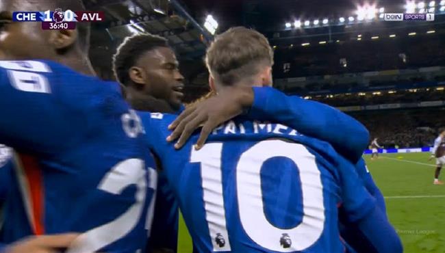 اهداف مباراة تشيلسي واستون فيلا في الدوري الانجليزي