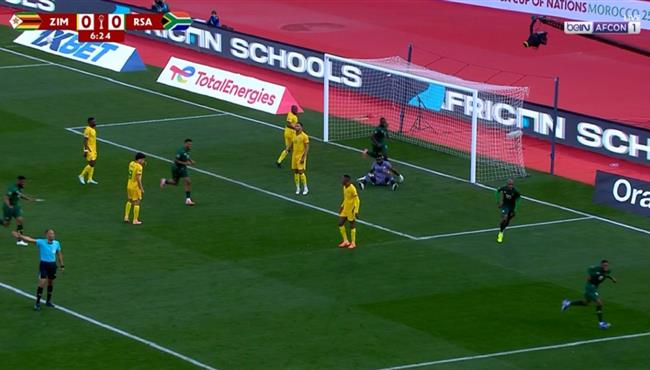 هدف جنوب افريقيا الاول في مرمي زيمبابوي بكأس امم افريقيا