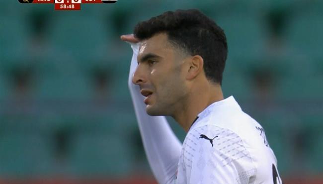 زيزو كاد ان يسجل هدف رائع امام انجولا بكأس أمم أفريقيا