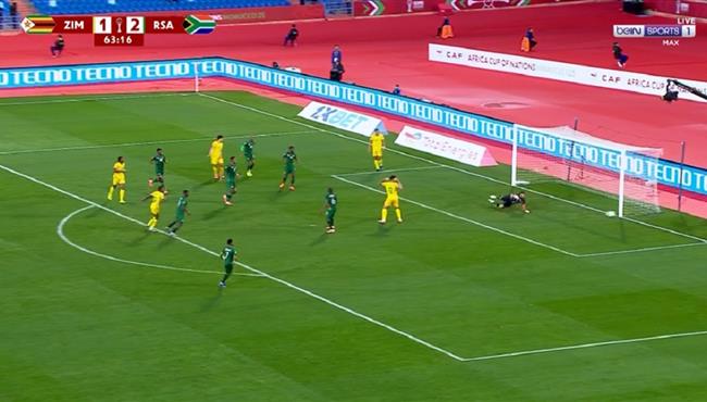 القائم يحرم زيمبابوي من تسجيل هدف امام جنوب افريقيا بكأس امم افريقيا