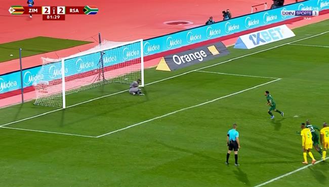 هدف جنوب افريقيا الثالث في مرمي زيمبابوي بكأس امم افريقيا
