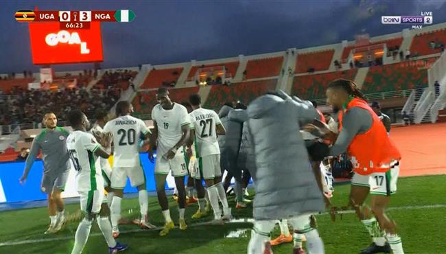 هدف نيجيريا الثالث في مرمي اوغندا بكأس امم افريقيا