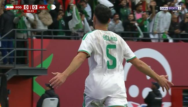 هدف ازين الدين بلعيد في مرمي غينيا الاستوائية بكأس أمم أفريقيا