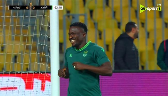 هدف الاتحاد السكندري  الثالث في مرمي الزمالك بكأس عاصمة مصر