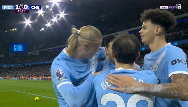 اهداف مباراة مانشستر سيتي وتشيلسي في الدوري الانجليزي