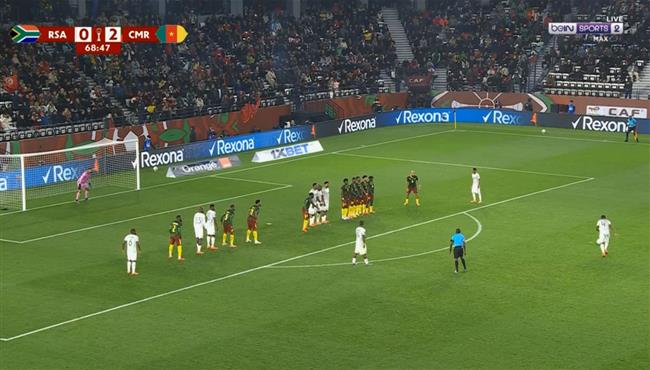 تصدي حارس الكاميرون الرائع يمنع هدف محقق لـ جنوب افريقيا في كأس امم افريقيا