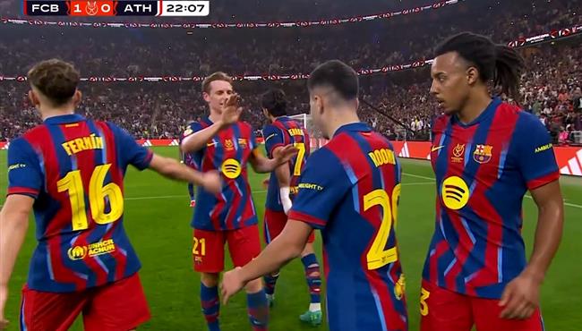 اهداف مباراة برشلونة وأتلتيك بلباو في كأس السوبر الاسباني