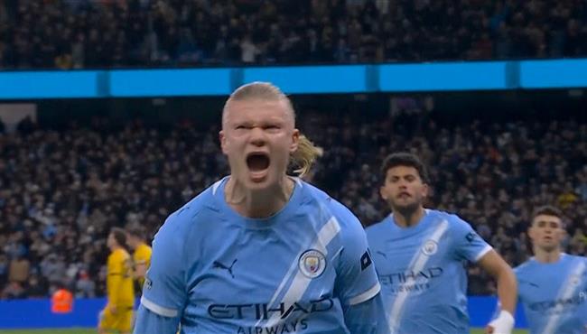 هدف هالاند في مرمي برايتون بالدوري الانجليزي