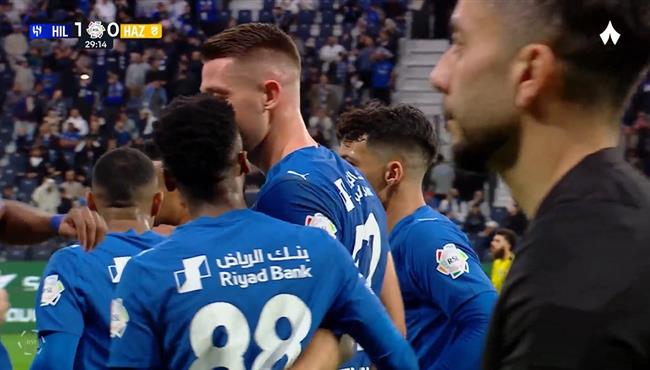 اهداف مباراة الهلال والحزم في الدوري السعودي