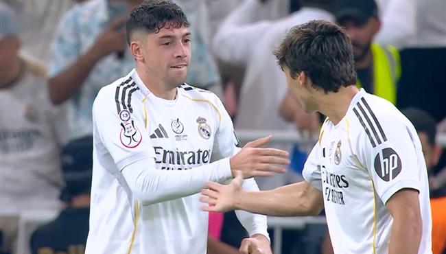 هدف فالفيردي الرائع في مرمي اتلتيكو مدريد بكاس السوبر الاسباني