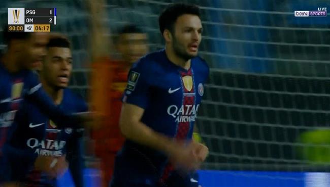 هدف باريس سان جيرمان الثاني في مرمي مارسيليا بكاس السوبر الفرنسي