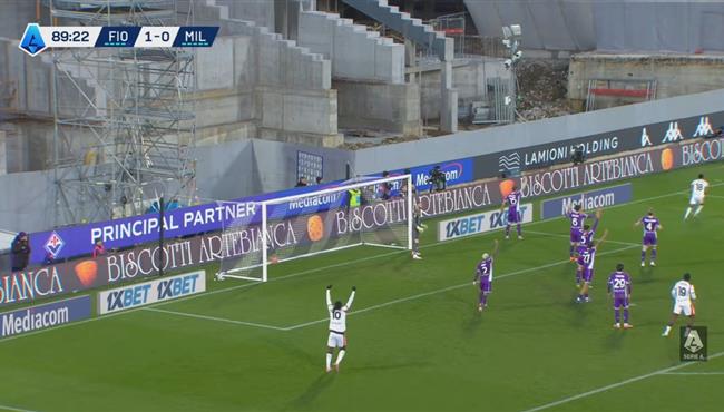 اهداف مباراة ميلان وفيورنتينا (11) الدوري الايطالي