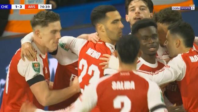 اهداف مباراة ارسنال وتشيلسي في نصف نهائي كاس الرابطة الانجليزية