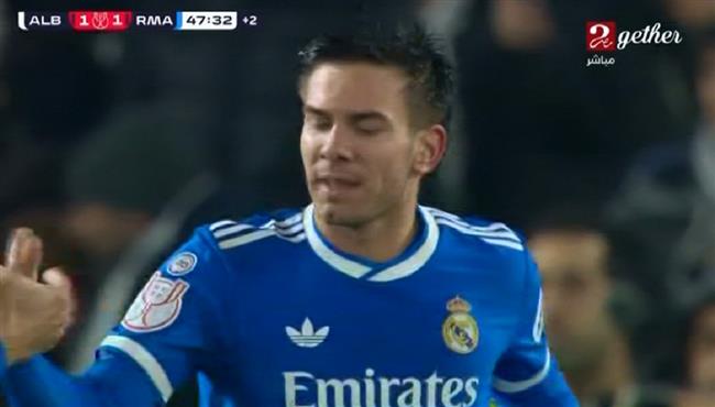 هدف تعادل ريال مدريد مع الباسيتي بكأس ملك اسبانيا