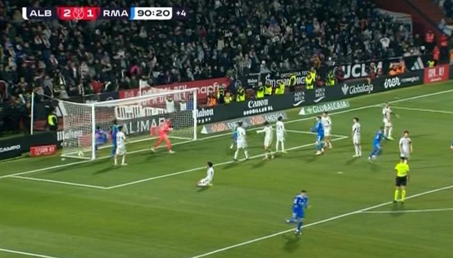 هدف تعادل ريال مدريد مع الباسيتي (22) كأس ملك اسبانيا