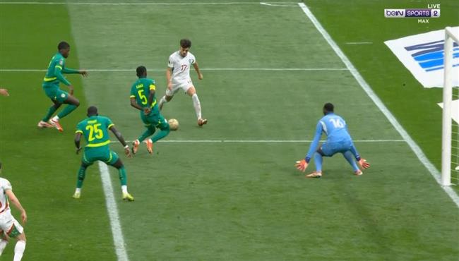 عبد الصمد الزلزولي يهدر فرصه هدف امام السنغال في نهائي كاس امم افريقيا