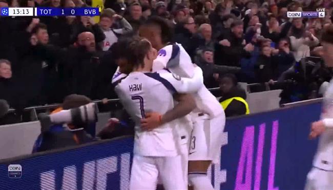 اهداف مباراة توتنهام وبوروسيا دورتموند (20) دوري ابطال اوروبا