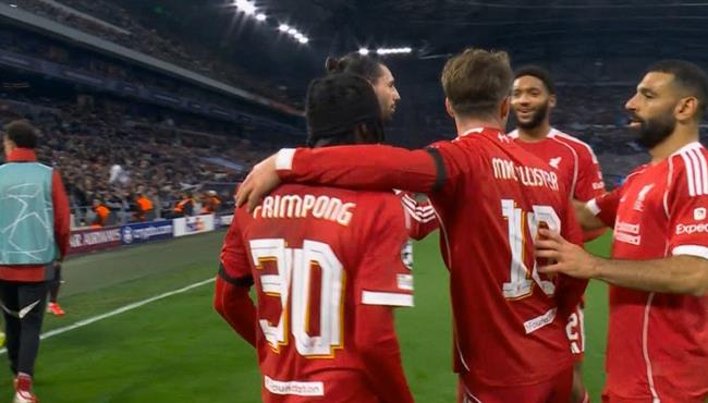 اهداف مباراة ليفربول ومارسيليا في دوري ابطال اوروبا