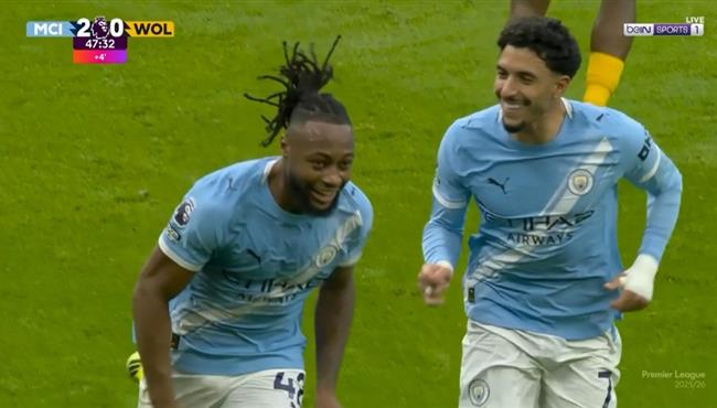 هدف سيمينيو في مرمي ولفرهامبتون بالدوري الانجليزي