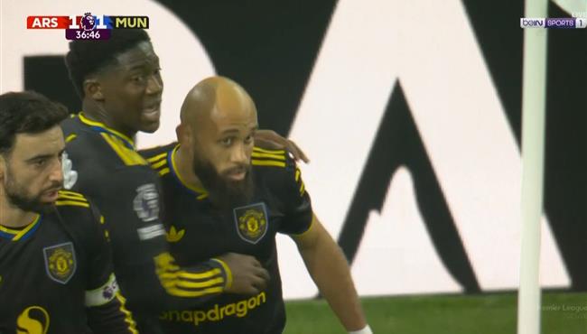 هدف تعادل مانشستر يونايتد مع ارسنال .. ميبومو