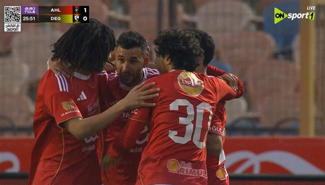 اهداف مباراة الاهلي ووادي دجلة في الدوري المصري