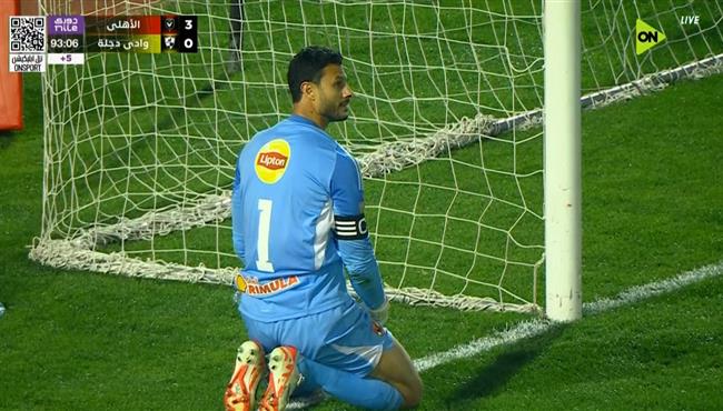 هدف وادي دجلة الرائع في مرمي الاهلي بالدوري المصري