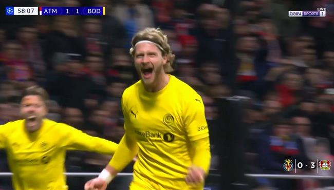 اهداف مباراة اتلتيكو مدريد وبودو جليمت (12) دوري ابطال اوروبا