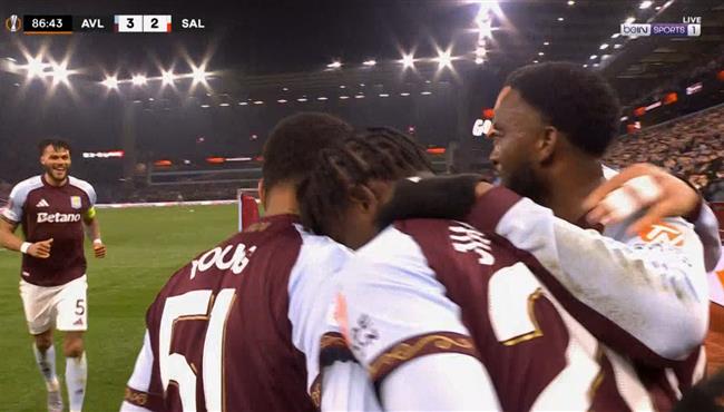 اهداف مباراة استون فيلا وسالزبورج في الدوري الاوروبي