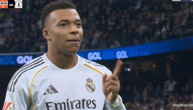 هدف مبابي القاتل في مرمي رايو فاليكانو بالدوري الاسباني