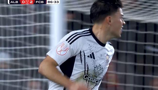 هدف ألباسيتي الاول في مرمي برشلونة بكأس ملك اسبانيا