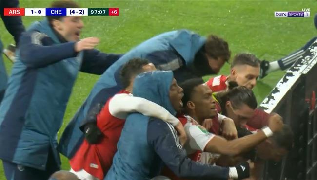 هدف فوز ارسنال القاتل علي تشيلسي (10) نصف نهائي كاس الرابطة الانجليزية