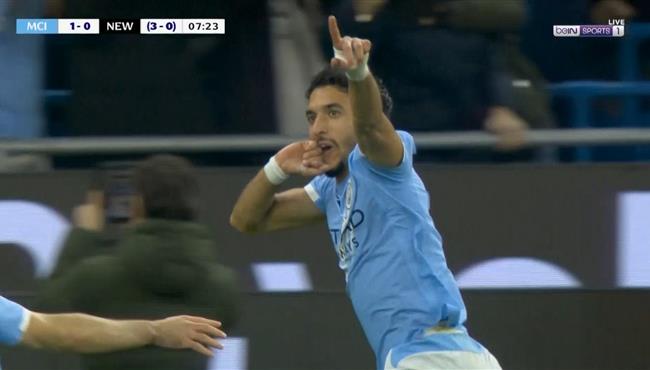 هدف عمر مرموش في مرمي نيوكاسل بكأس الرابطة الانجليزية