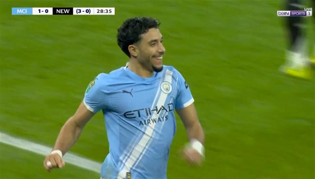 هدف عمر مرموش الثاني في مرمي نيوكاسل بكأس الرابطة الانجليزية