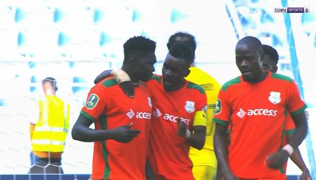 هدف زيسكو الاول في مرمي الزمالك بكأس الكونفيدرالية