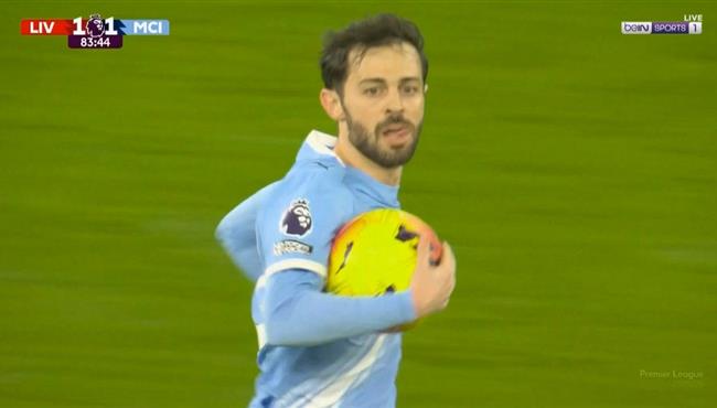 هدف تعادل مانشستر سيتي مع ليفربول (11) الدوري الانجليزي