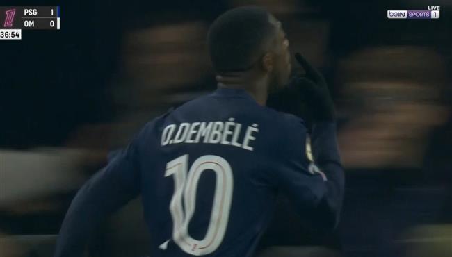 هدف عثمان ديمبلي الثاني العالمي في مرمي مارسيليا بالدوري الفرنسي