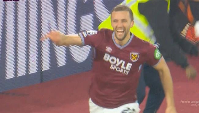 هدف وست هام الاول في مرمي مانشستر يونايتد بالدوري الانجليزي