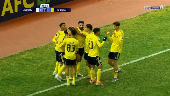 اهداف مباراة النصر واركاداغ في دوري ابطال اسيا