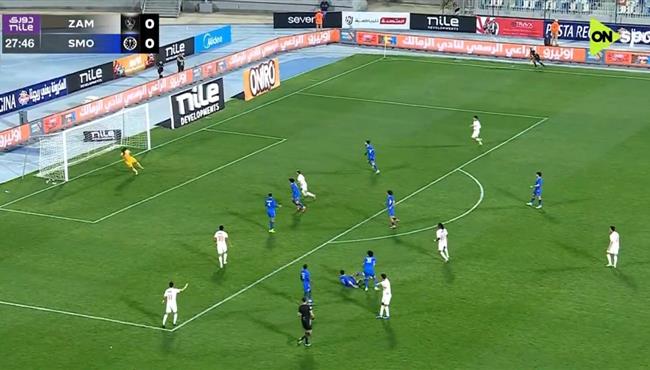 تصدي احمد ميهوب يحرم الزمالك من تسجيل هدف بالدوري المصري