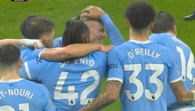 اهداف مباراة مانشستر سيتي وفولهام في الدوري الانجليزي