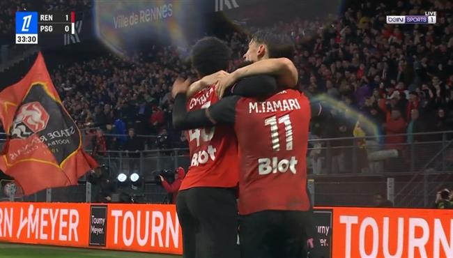 اهداف مباراة باريس سان جيرمان ورين في الدوري الفرنسي
