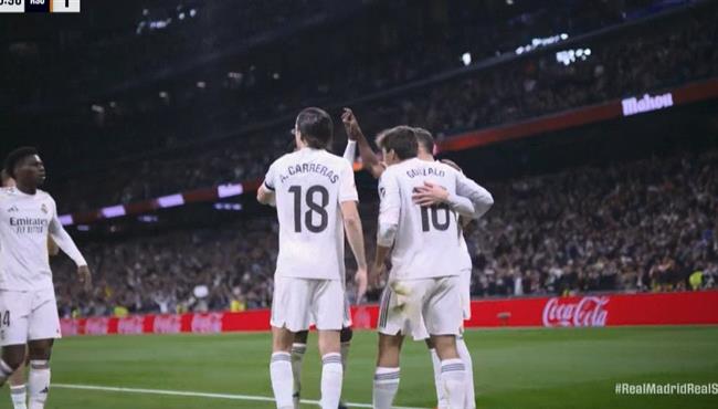 هدف فالفيردي الرائع في مرمي ريال سوسيداد بالدوري الاسباني